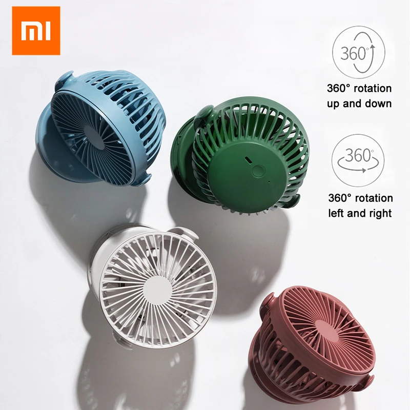 Xiaomi Mijia Solove мини вентилятор F3 портативный ручной лобовое стекло 360 градусов