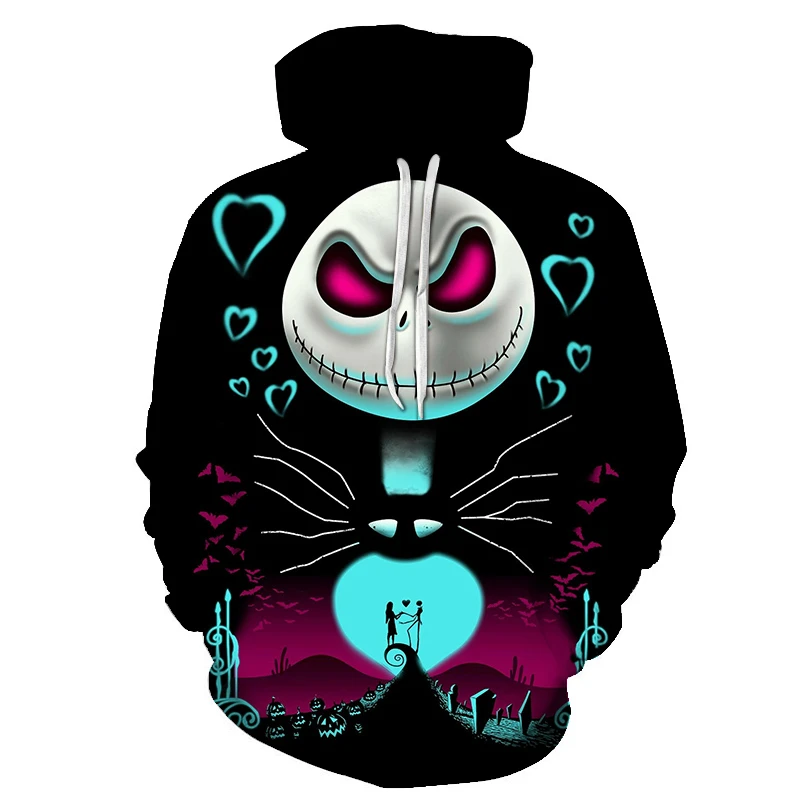 Men's Women's Hoodie T-shirt Tops Anime Cartoon Pullover Boys and Girls Halloween Horror Nightmare Jack 3D Hoodie
Men's Women's Hoodie T-shirt Tops Anime Cartoon Pullover Boys and Girls Halloween Horror Nightmare Jack 3D Hoodie