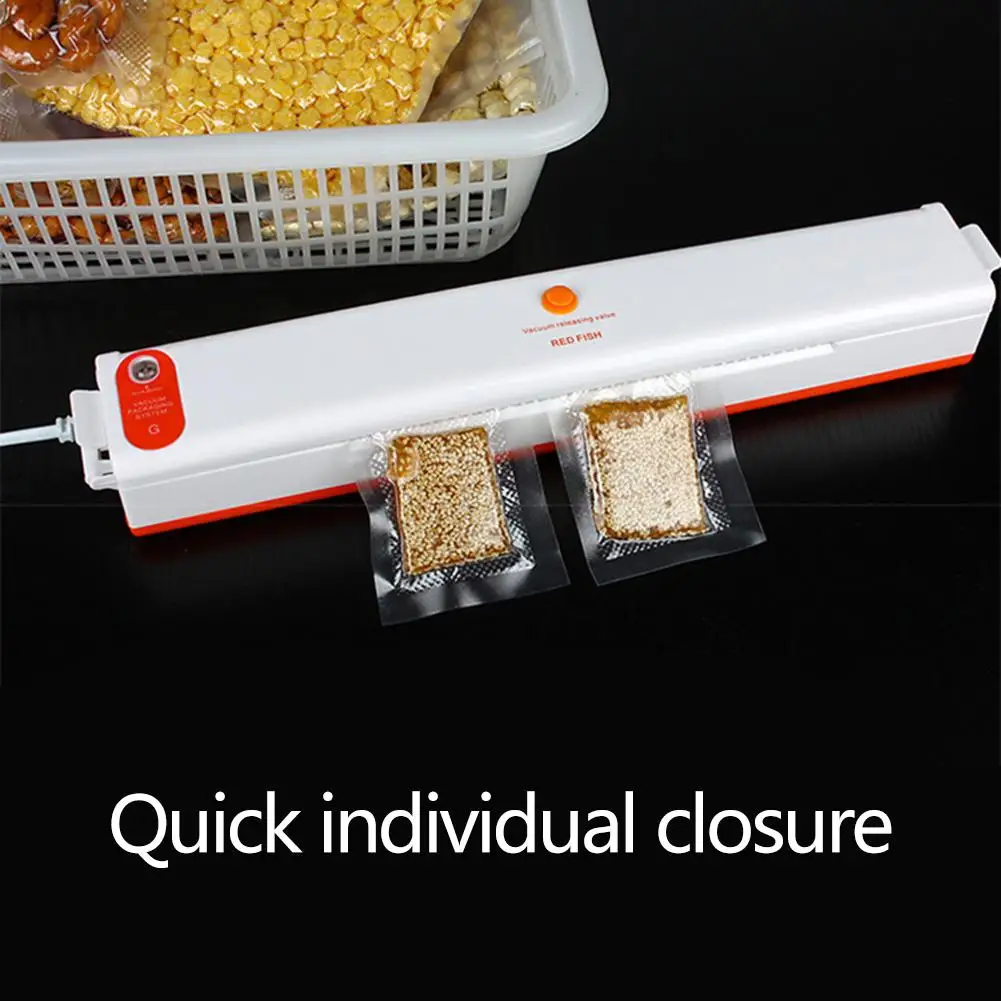 220V/110V Electric Food Vacuum Sealer Packaging Machine Vacuum Mini Packer Vacuum Home Kitchen Food Saver Film Sealer
220V/110V Electric Food Vacuum Sealer Packaging Machine Vacuum Mini Packer Vacuum Home Kitchen Food Saver Film Sealer