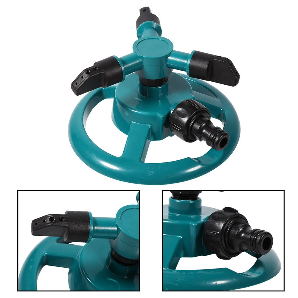 360 Garden Sprinklers Automatic Watering Grass Lawn Fully 3 Nozzle Circle Rotating Garden Water Sprinkler Lawn Irrigation Tool
360 Garden Sprinklers Automatic Watering Grass Lawn Fully 3 Nozzle Circle Rotating Garden Water Sprinkler Lawn Irrigation Tool