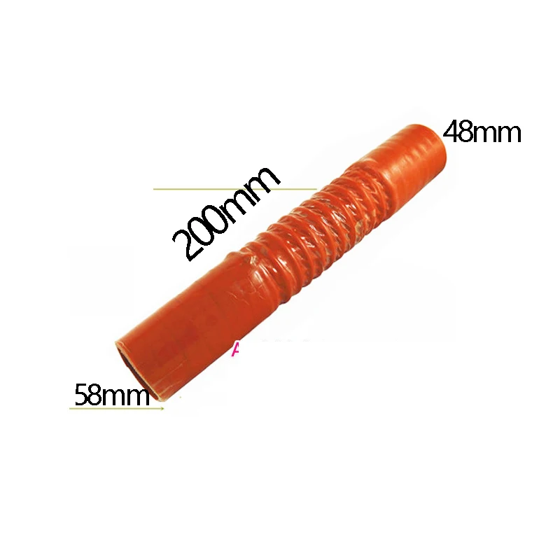 id48/58mm hose lenght 20cm replace auto bend silicone tube hose rubber steel tube pipe 
id48/58mm hose lenght 20cm replace auto bend silicone tube hose rubber steel tube pipe