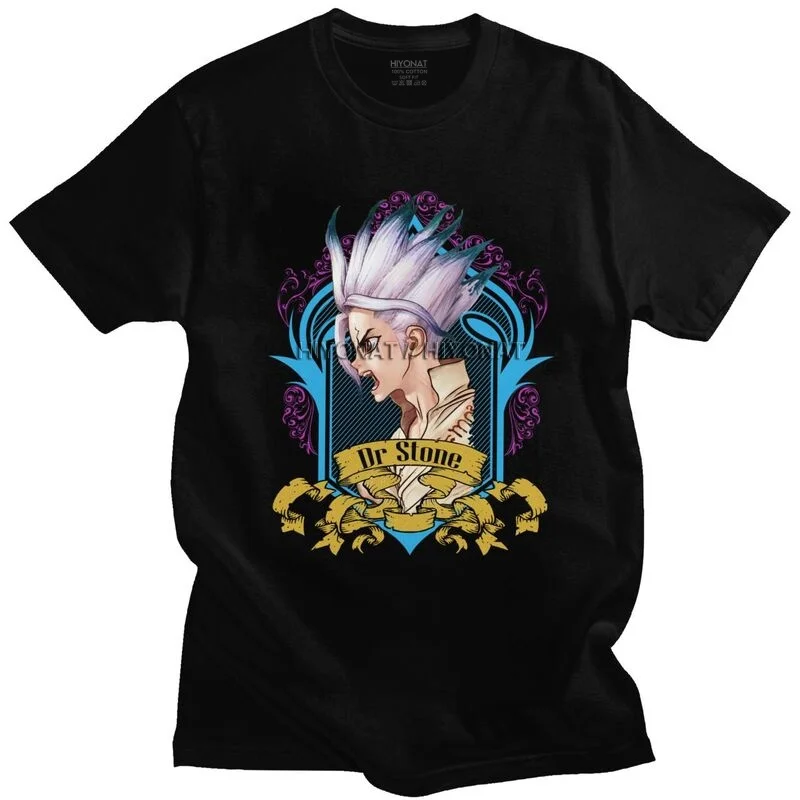 Funny Dr Stone Japan Anime T Shirts Men Short-Sleeve Cool Senku Ishigami T-shirts Summer Tee 100% Cotton Oversized Tshirts Merch 
Funny Dr Stone Japan Anime T Shirts Men Short-Sleeve Cool Senku Ishigami T-shirts Summer Tee 100% Cotton Oversized Tshirts Merch