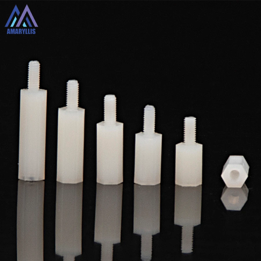 M3 M4 White Hex Nylon Standoff Spacer Male to Female Column Flat Head Nylon Plastic Spacing Hexagon Screws Nuts
M3 M4 White Hex Nylon Standoff Spacer Male to Female Column Flat Head Nylon Plastic Spacing Hexagon Screws Nuts