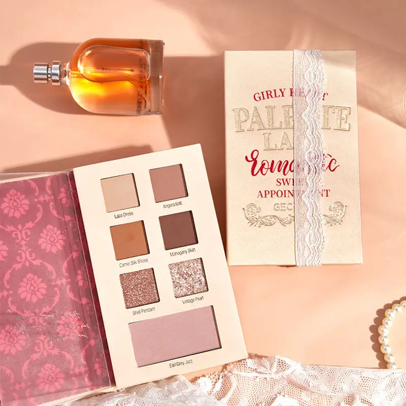 Eyeshadow Book Sweet Girl Cosmetics Lace Canvas Leather Handbook Eyeshadow Palette Shadows Blush Matte Pearly Makeup Hot
Eyeshadow Book Sweet Girl Cosmetics Lace Canvas Leather Handbook Eyeshadow Palette Shadows Blush Matte Pearly Makeup Hot