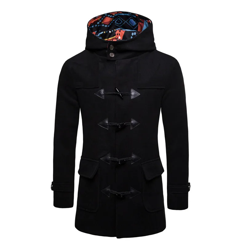 New Mens Trench Coat Jacket Plus Size Black Gray Outwear Casual Long Hooded Overcoat Jackets for Men Clothes wool coat men
New Mens Trench Coat Jacket Plus Size Black Gray Outwear Casual Long Hooded Overcoat Jackets for Men Clothes wool coat men