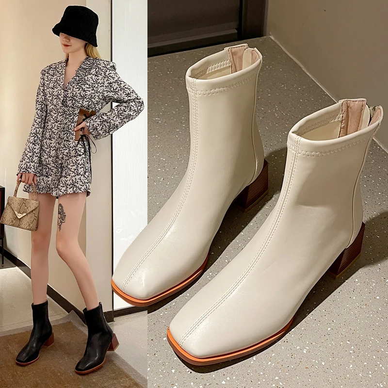 Женские ботинки на молнии сзади, сапоги Челси на платформе, женские осенние ботинки на молнии, на резиновой подошве, с квадратным носком, в с...
Женские ботинки на молнии сзади, сапоги Челси на платформе, женские осенние ботинки на молнии, на резиновой подошве, с квадратным носком, в с...