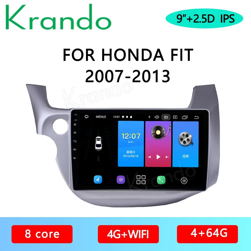 Krando Android 9. 0 9 "IPS full touch для Honda FIT 10,0-2007, автомобильный gps-навигатор, мультимедийный радиоплеер
Krando Android 9. 0 9 "IPS full touch для Honda FIT 10,0-2007, автомобильный gps-навигатор, мультимедийный радиоплеер