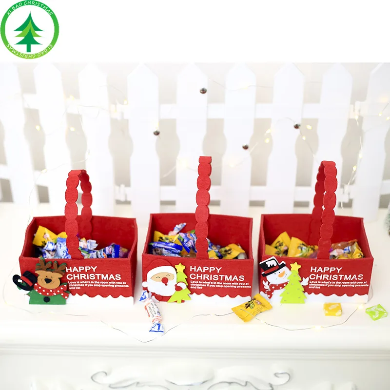 Christmas cloth candy storage box Christmas creative flannel storage basket Mini Gift portable box Dropshipping
Christmas cloth candy storage box Christmas creative flannel storage basket Mini Gift portable box Dropshipping