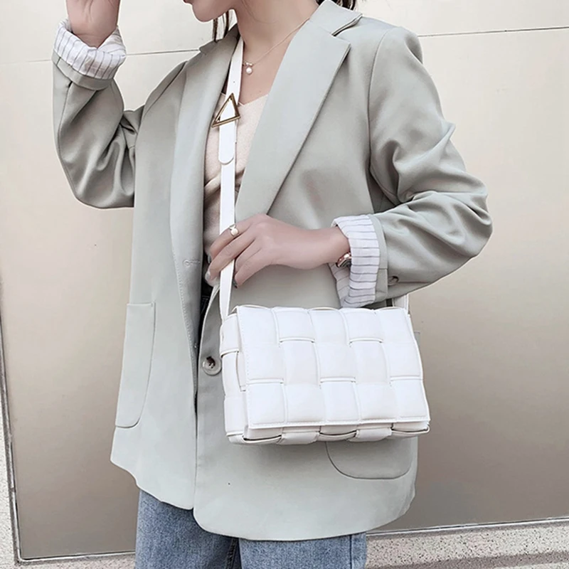 Fashion Weave Crossbody Bags for Women 2021 Quality PU Leather Thick Chain Shoulder Messenger Bags Female Handbag And Purse
Fashion Weave Crossbody Bags for Women 2021 Quality PU Leather Thick Chain Shoulder Messenger Bags Female Handbag And Purse