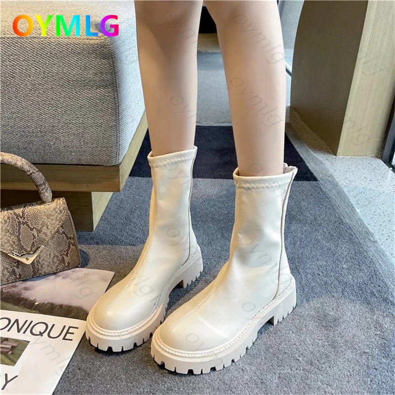 Thin and thin boots women 2021 new autumn thick-soled wild Martin boots women's mid-tube short boots locomotive single boots
Thin and thin boots women 2021 new autumn thick-soled wild Martin boots women's mid-tube short boots locomotive single boots