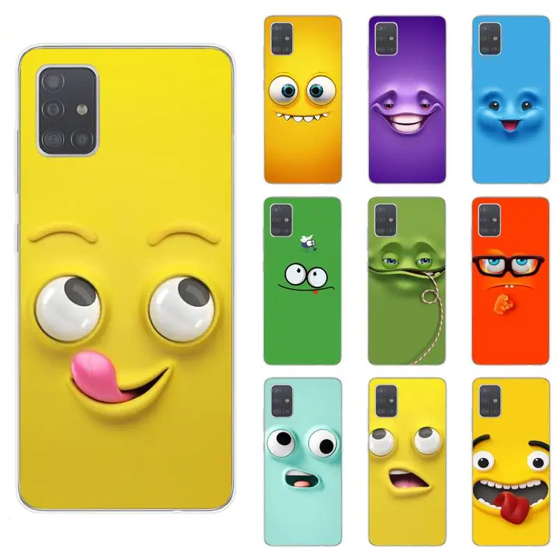Funny Faces Phone Case For Samsung S4 S5 S6 S7 Edge S8 S9 S10 Plus S20 Lite Fe Note20 Ultra A71 A21S Transparent Cover Coque
Funny Faces Phone Case For Samsung S4 S5 S6 S7 Edge S8 S9 S10 Plus S20 Lite Fe Note20 Ultra A71 A21S Transparent Cover Coque