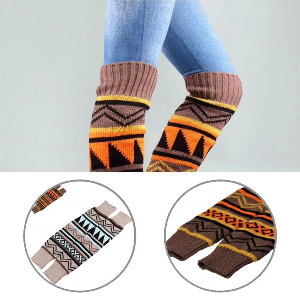 Autumn Winter 1 Pair Bohemia Bohemia Geometric Pattern Leg Socks Adult Knitted Leg Warmers Warm for Outdoor
Autumn Winter 1 Pair Bohemia Bohemia Geometric Pattern Leg Socks Adult Knitted Leg Warmers Warm for Outdoor