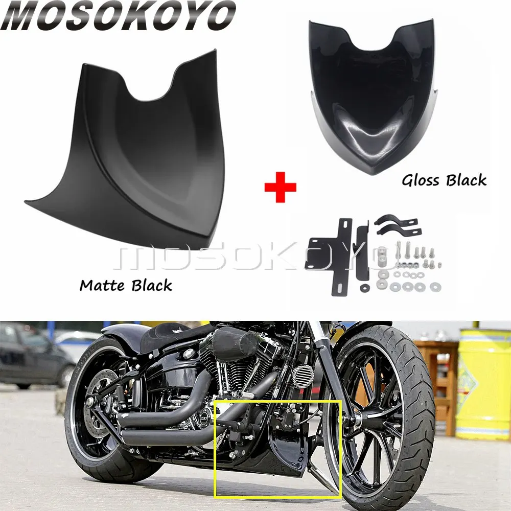 Обтекатель подбородка передний нижний спойлер брызговик для Harley Sportster XL Dyna Fatboy