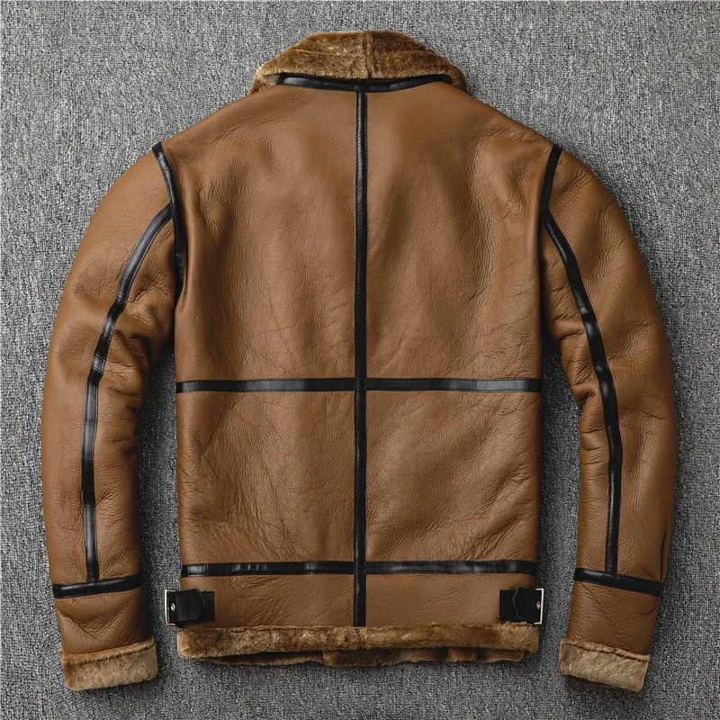 Style 2020 Military Brown Men B3 Bomber Shearling Coat Plus Size 3XL Genuine Sheepskin Russian Winter Warm Aviator Leather Coat
Style 2020 Military Brown Men B3 Bomber Shearling Coat Plus Size 3XL Genuine Sheepskin Russian Winter Warm Aviator Leather Coat