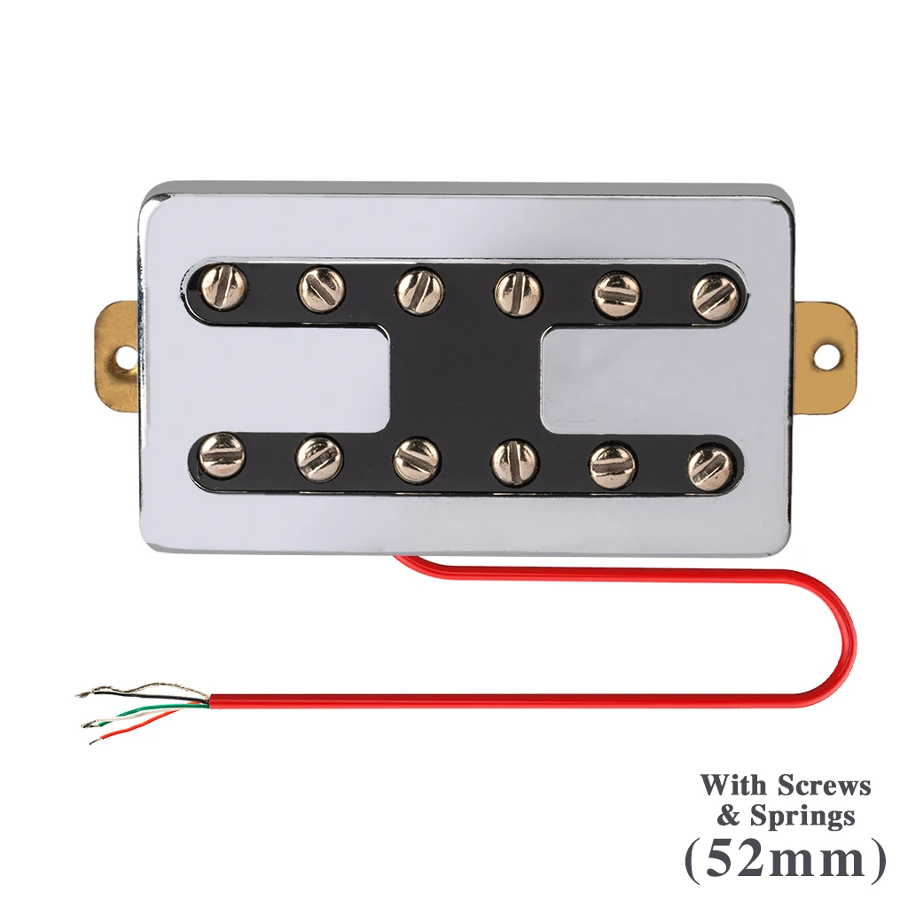 NAOMI Chrome-Plated Ceramic Pickup Guitar Humbucker Pickups Double Coil Pickup Compatible with Les Paul LP Style Electric Guitar
NAOMI Chrome-Plated Ceramic Pickup Guitar Humbucker Pickups Double Coil Pickup Compatible with Les Paul LP Style Electric Guitar