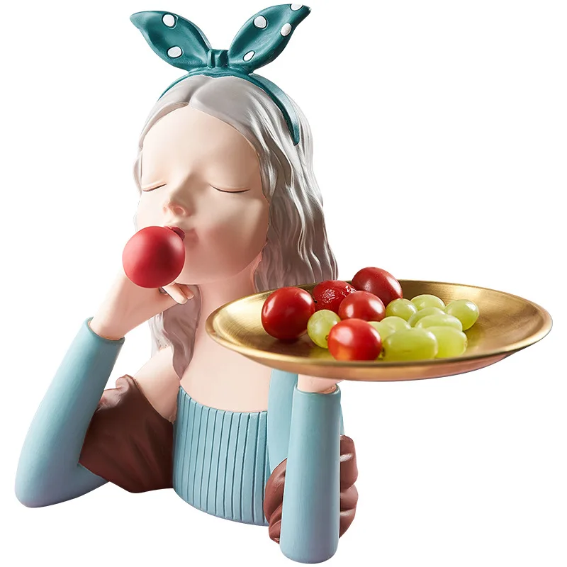 Creative Bubble Girl Art Statue Decoration Jewelry Tray Home Living Room Fruit Plate Decoration home decore
Creative Bubble Girl Art Statue Decoration Jewelry Tray Home Living Room Fruit Plate Decoration home decore