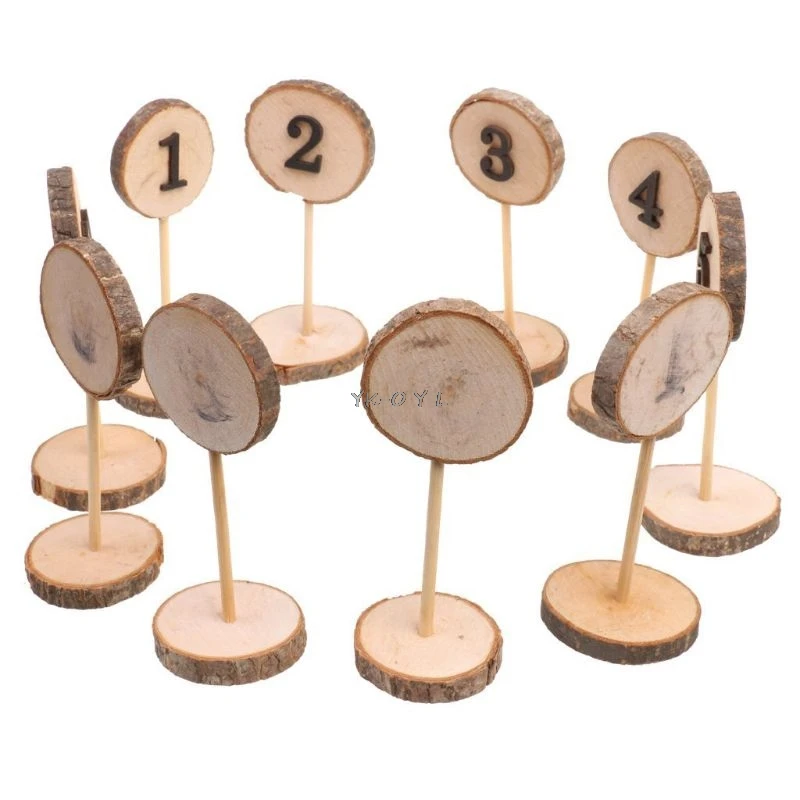 1-10 Rustic Wood Table Numbers Slices Stick Stand Base Seat Cards Decor Retro Wedding Party Supplies Party Direction Signs
1-10 Rustic Wood Table Numbers Slices Stick Stand Base Seat Cards Decor Retro Wedding Party Supplies Party Direction Signs
