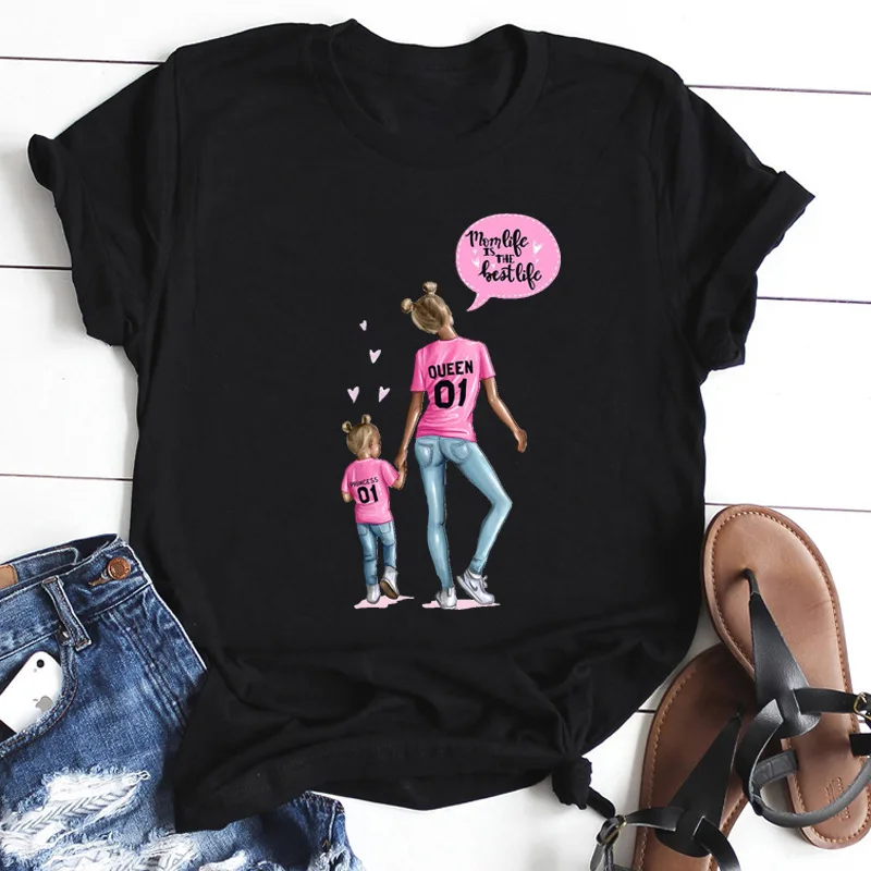 Girl Mom T Shirt Women Mother's Love Print Black T-shirt Harajuku Mama TShirt Vogue Tops Tee Shirt Femme
Girl Mom T Shirt Women Mother's Love Print Black T-shirt Harajuku Mama TShirt Vogue Tops Tee Shirt Femme