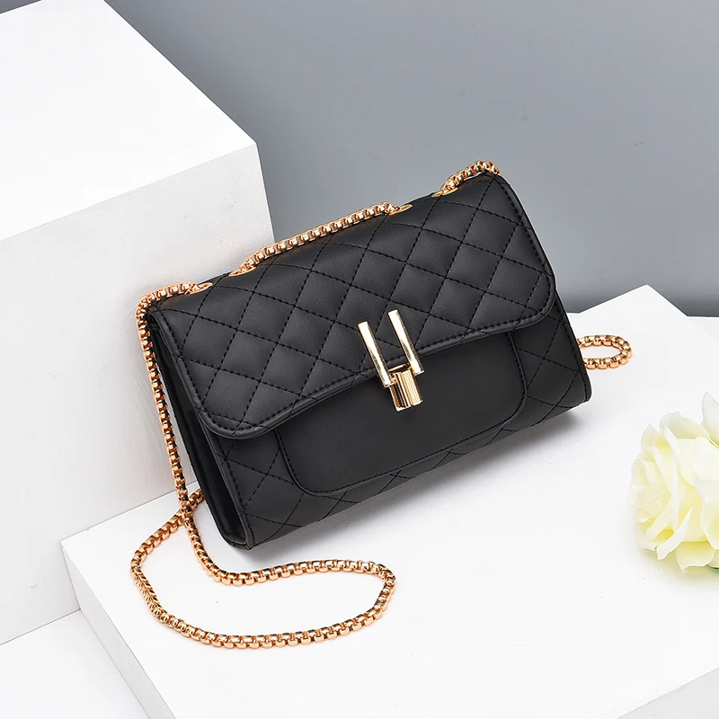 2021 New Woman Shoulder Bag High Quality Texture Chain PU Diagonal Bag Fashion Luxury Handbag Female Cosmetic Bag Shopping Bag
2021 New Woman Shoulder Bag High Quality Texture Chain PU Diagonal Bag Fashion Luxury Handbag Female Cosmetic Bag Shopping Bag