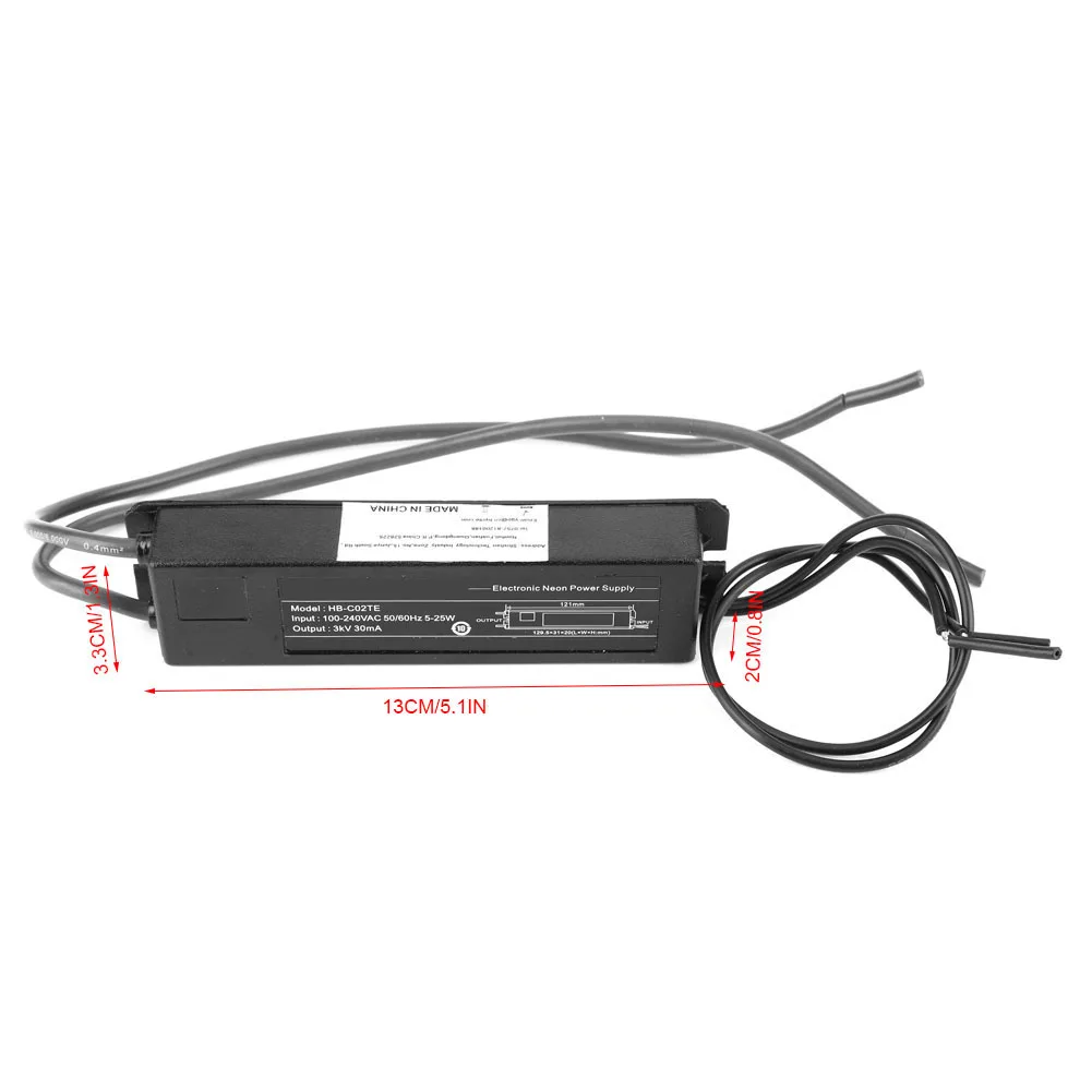 3KV 30mA Neon Light Electronic Transformer Power Supply Rectifier Input 100-240V Neon Rectifier
3KV 30mA Neon Light Electronic Transformer Power Supply Rectifier Input 100-240V Neon Rectifier