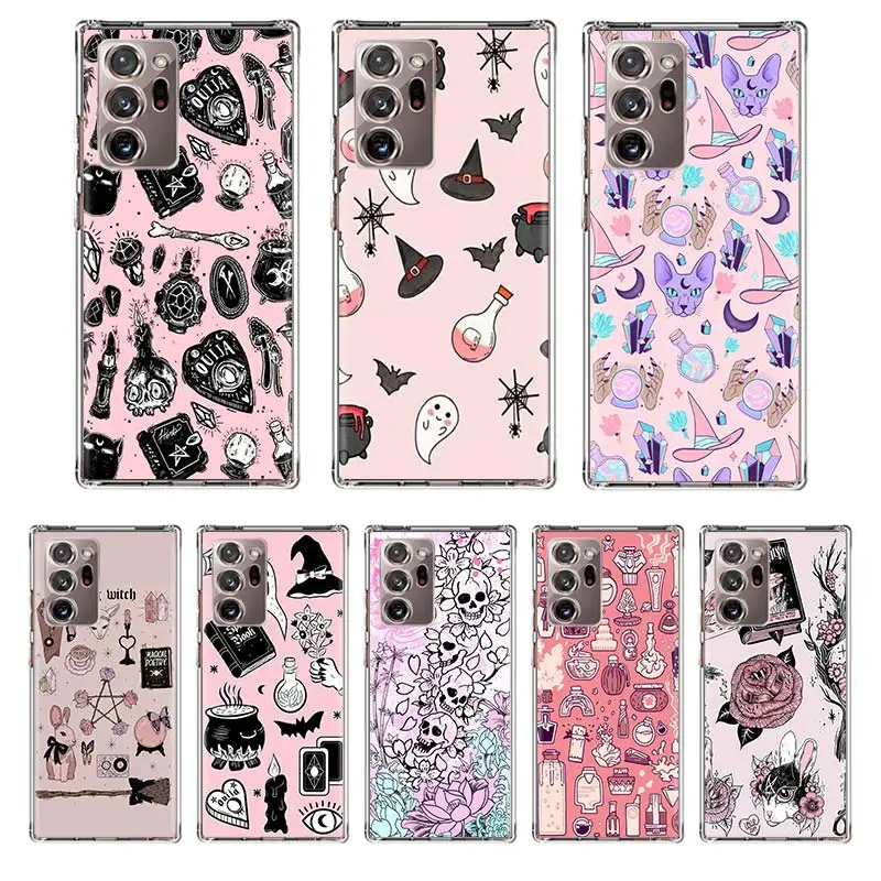Pink Cat Skull Witch Phone Case Coque For Samsung Galaxy Note 20 Ultra Note 10 Plus 8 9 F52 F62 M31S M30S M51 M11 Cover Funda
Pink Cat Skull Witch Phone Case Coque For Samsung Galaxy Note 20 Ultra Note 10 Plus 8 9 F52 F62 M31S M30S M51 M11 Cover Funda