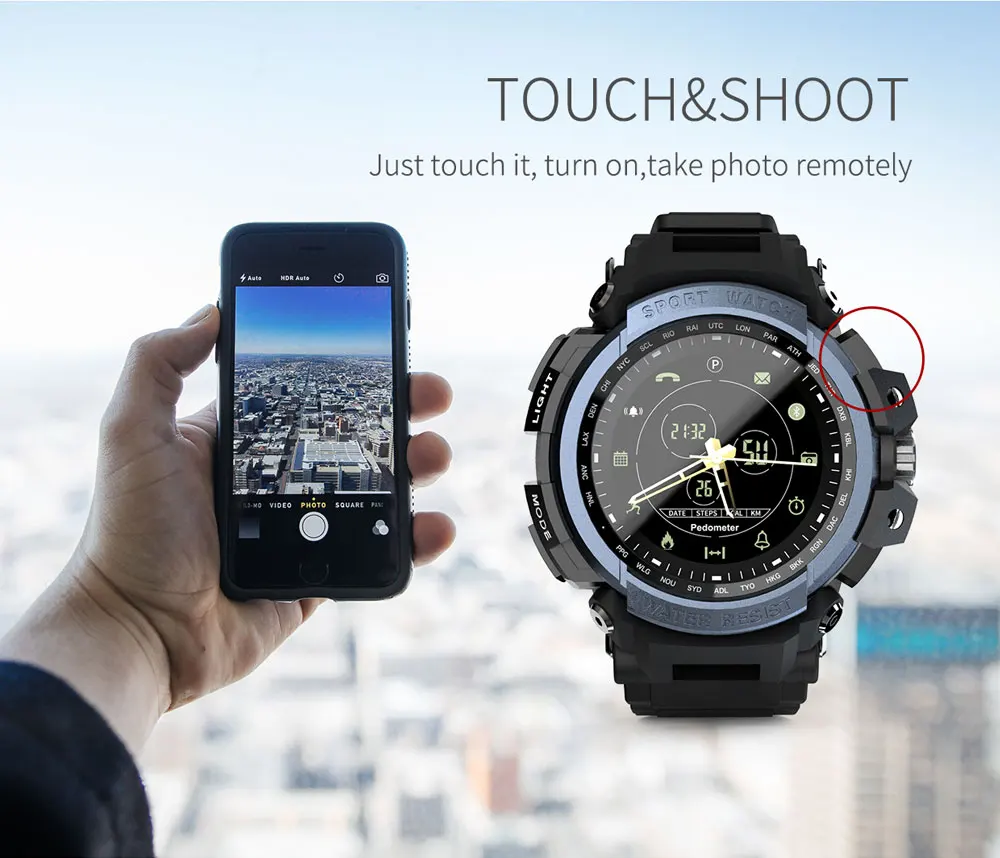 LOKMAT MK28 Smart Watch Life Waterproof Pedometer Call Reminder Fitness Tracker Bluetooth Sports Smartwatch Men Alarm Clock
LOKMAT MK28 Smart Watch Life Waterproof Pedometer Call Reminder Fitness Tracker Bluetooth Sports Smartwatch Men Alarm Clock