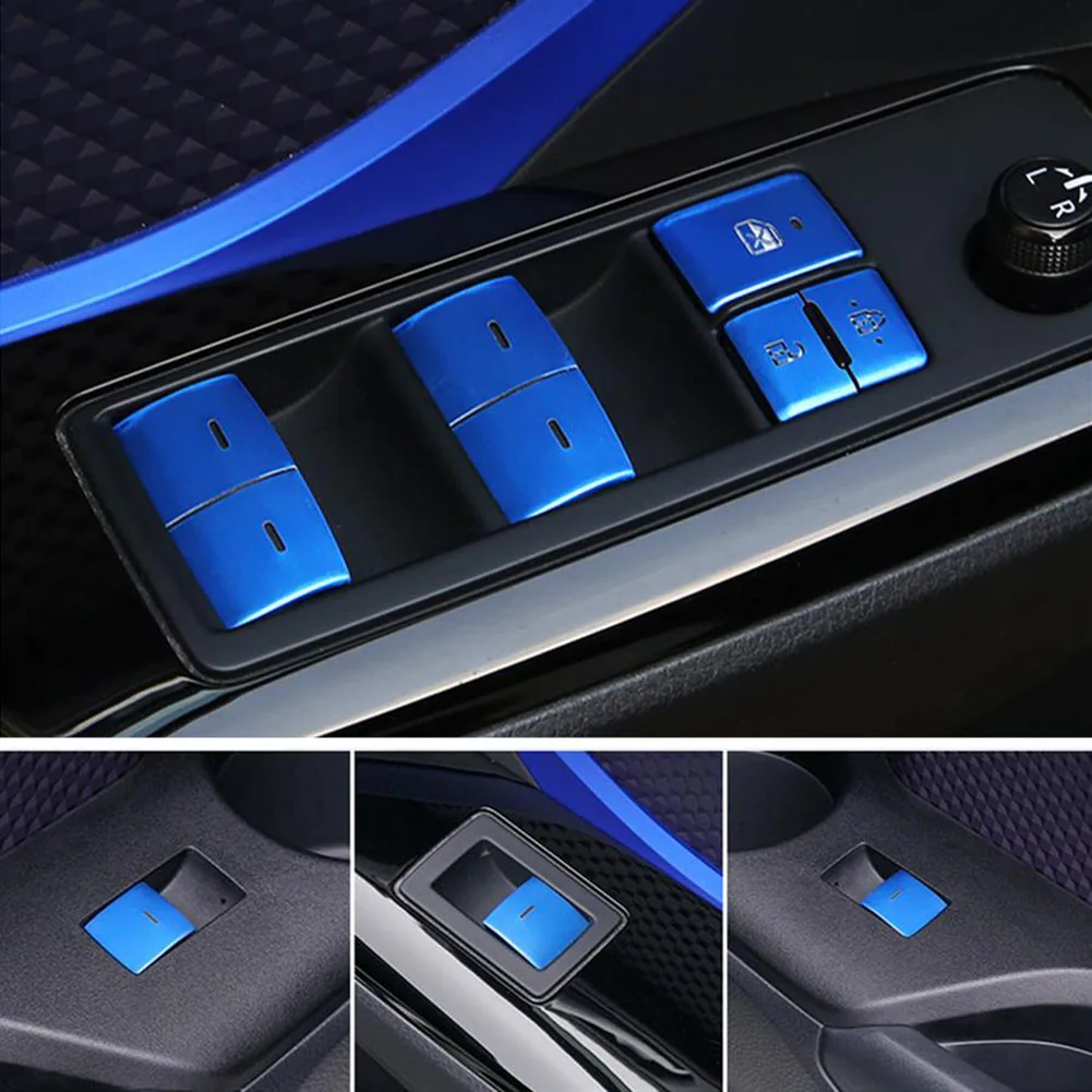 Aluminum Alloy Button Sticker For Toyota CHR C-HR 2018-2021 Car Window Lift Button Switch Trim Auto Sticker Car Styling
Aluminum Alloy Button Sticker For Toyota CHR C-HR 2018-2021 Car Window Lift Button Switch Trim Auto Sticker Car Styling