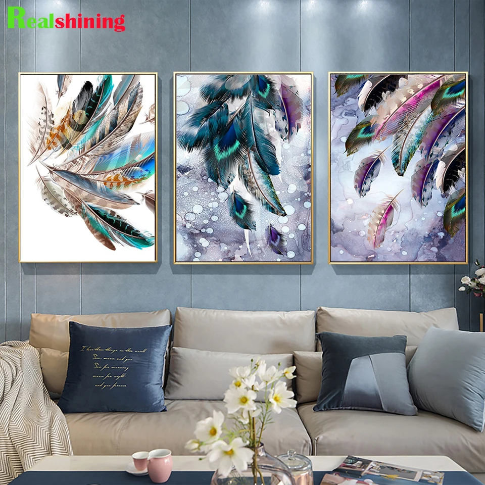 3 piece Colorful Bird Feather Diamond Painting Picture Aisle Triptych Home Decoration Can Be Customized Diamond Mosaic ,N1574
3 piece Colorful Bird Feather Diamond Painting Picture Aisle Triptych Home Decoration Can Be Customized Diamond Mosaic ,N1574