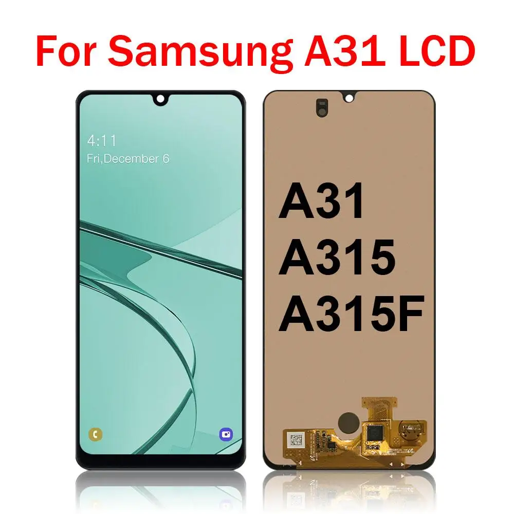 LCD-Screen For Samsung Galaxy A31 A315 LCD Display Touch Screen Digitizer Replacement display screen
LCD-Screen For Samsung Galaxy A31 A315 LCD Display Touch Screen Digitizer Replacement display screen