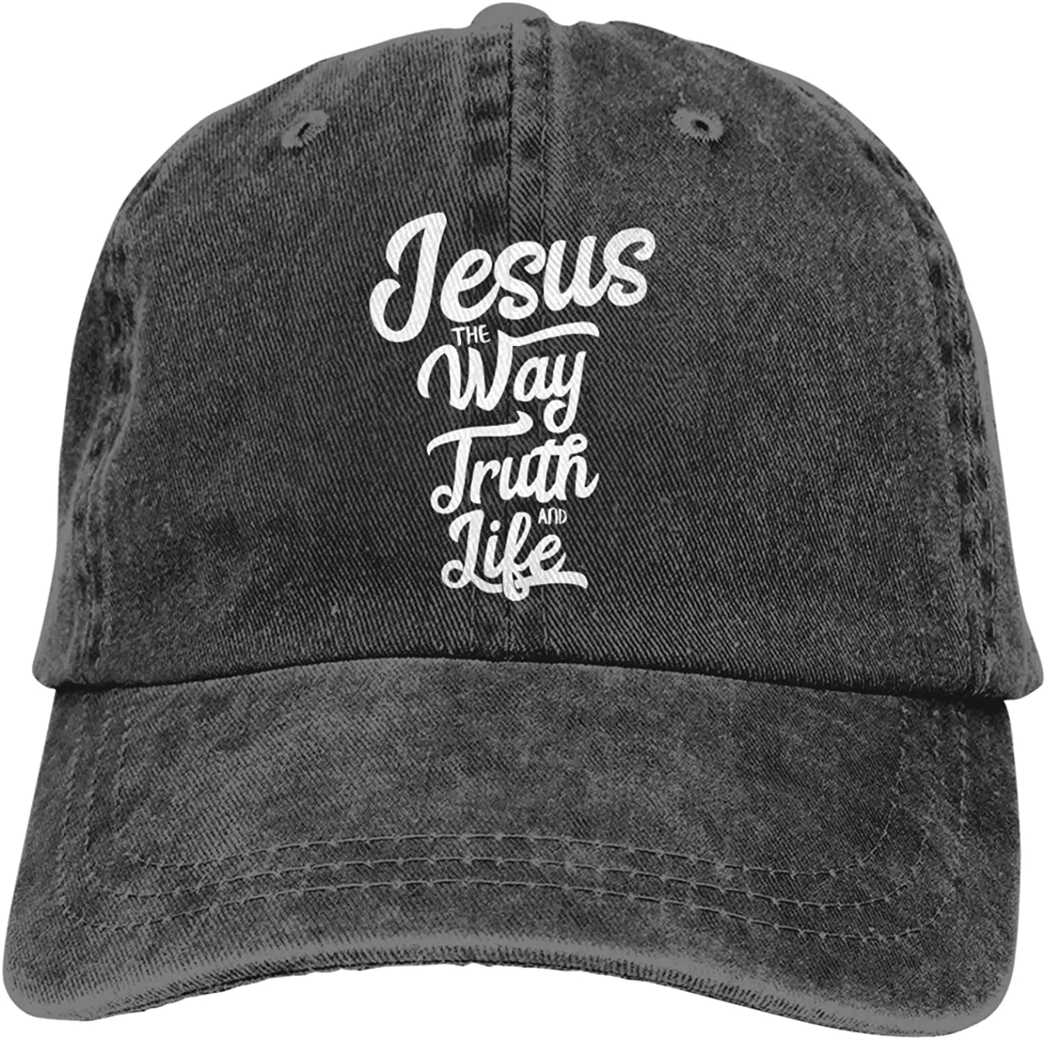Jesus Is A The Truth Baseball Cap for Men Women Adjustable Classic Vintage Washed Cotton Denim Trucker Hat
Jesus Is A The Truth Baseball Cap for Men Women Adjustable Classic Vintage Washed Cotton Denim Trucker Hat