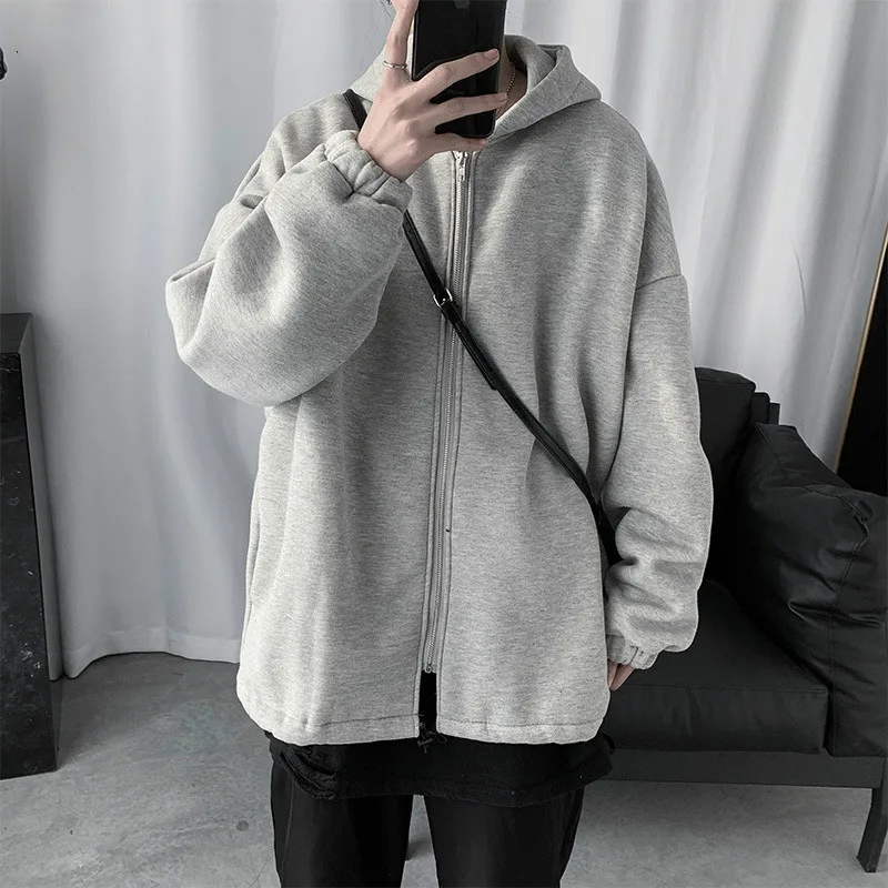 Men Jackets Hooded Solid Simple Zip-up Oversize 2XL Students Kpop Basic Daily All-match Fashion Streetwear Harajuku Mens Coat
Men Jackets Hooded Solid Simple Zip-up Oversize 2XL Students Kpop Basic Daily All-match Fashion Streetwear Harajuku Mens Coat