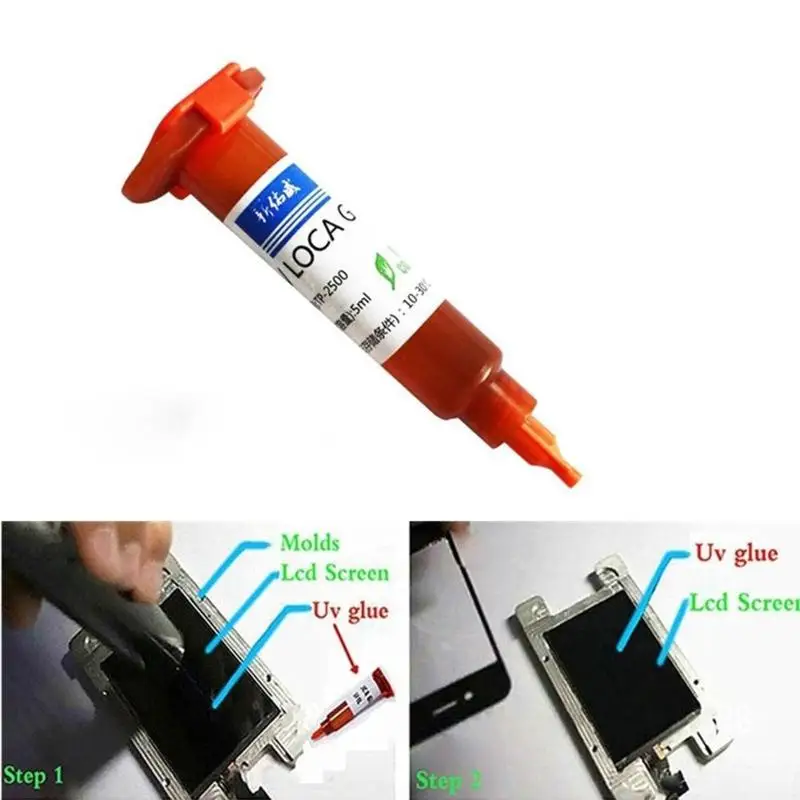 TP-2500 LOCA UV Glue Optical Clear Adhesive Glue Liquid For Glasses Phone Panel Screen Repair Glass School Office
TP-2500 LOCA UV Glue Optical Clear Adhesive Glue Liquid For Glasses Phone Panel Screen Repair Glass School Office