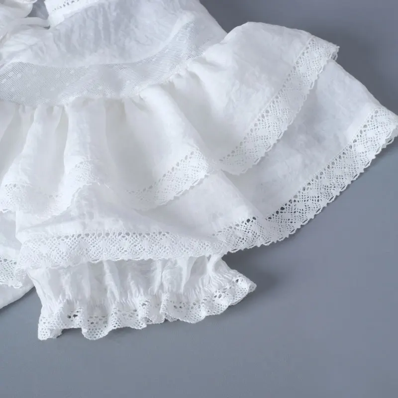 High Quality 2020 Short Sleeve White Lace Patchwork Women Holiday and Beach Style Mini Dress
High Quality 2020 Short Sleeve White Lace Patchwork Women Holiday and Beach Style Mini Dress