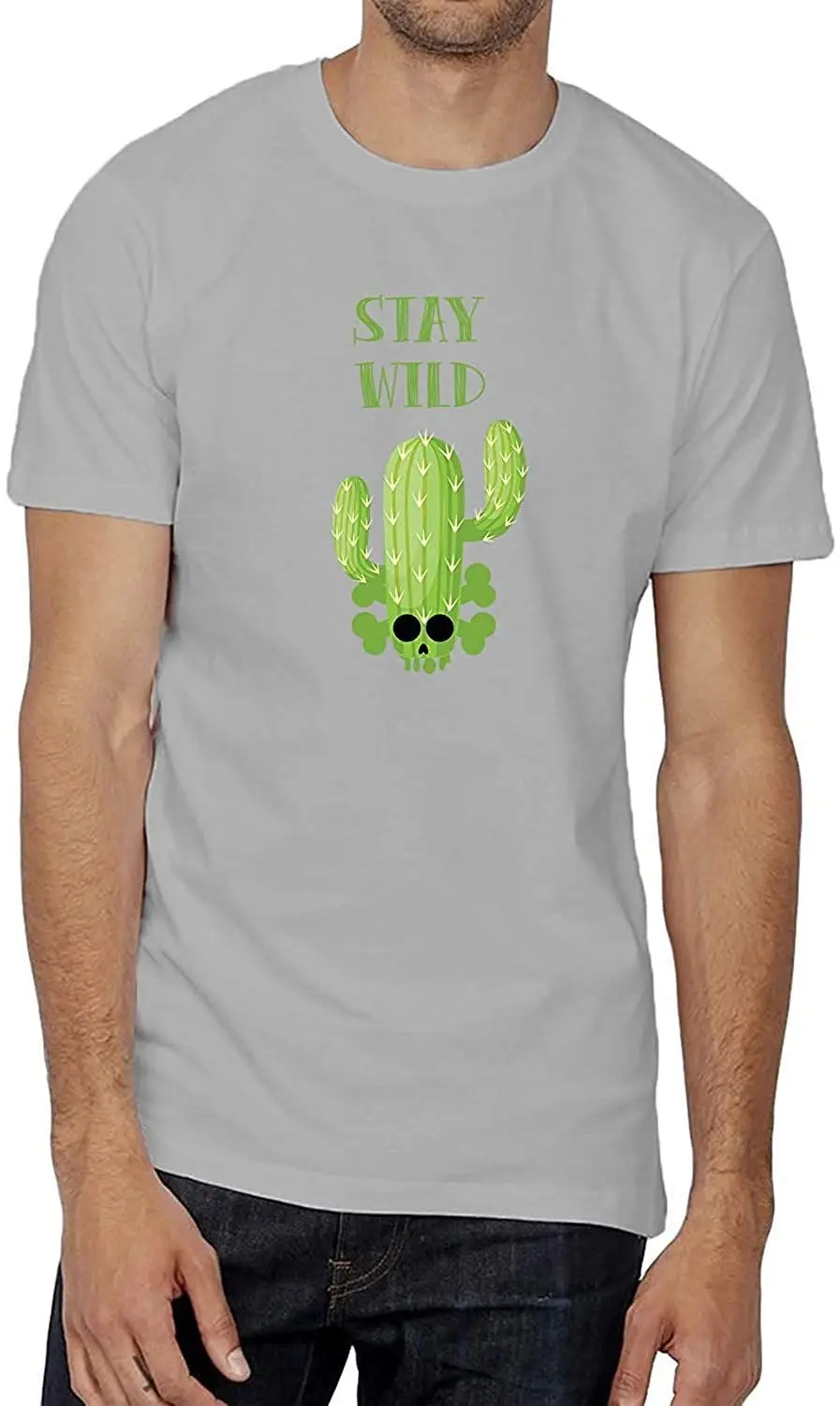 Cactus Skull Tshirt Men's T-Shirt Regular Fit Present For Him Breathable All Cotton Short Sleeve T Shirt
Cactus Skull Tshirt Men's T-Shirt Regular Fit Present For Him Breathable All Cotton Short Sleeve T Shirt
