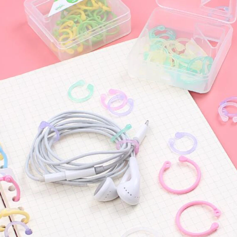 30pcs Plastic Circle Ring Clips DIY Albums Loose Leaf Book Binder Hoops Notebook Circle Ring Key Rings Office School Supplies
30pcs Plastic Circle Ring Clips DIY Albums Loose Leaf Book Binder Hoops Notebook Circle Ring Key Rings Office School Supplies