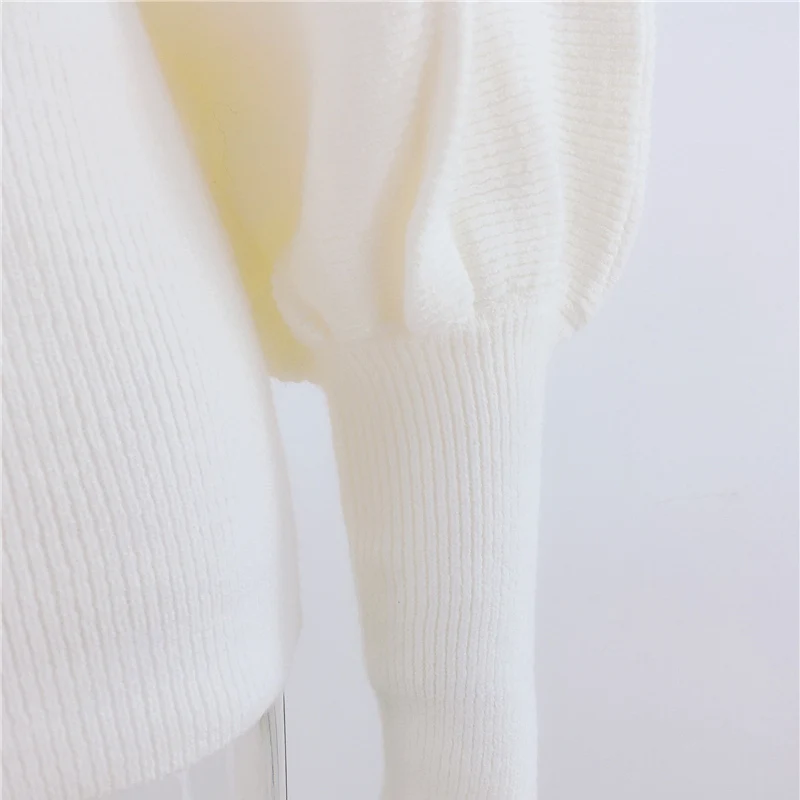 Knitted Half Turtleneck Lantern Sleeve Women Sweaters Solid Casual Elegant Office Lady Knitwear Autumn Winter Female Sweaters
Knitted Half Turtleneck Lantern Sleeve Women Sweaters Solid Casual Elegant Office Lady Knitwear Autumn Winter Female Sweaters