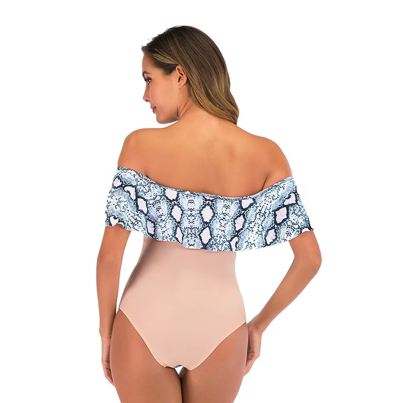 Bikini Big Ruffled One-shoulder Fresh Print Swimwear Halter Strapless Tight-fitting Beach Push-up Stripe One-piece Swimsuit
Bikini Big Ruffled One-shoulder Fresh Print Swimwear Halter Strapless Tight-fitting Beach Push-up Stripe One-piece Swimsuit