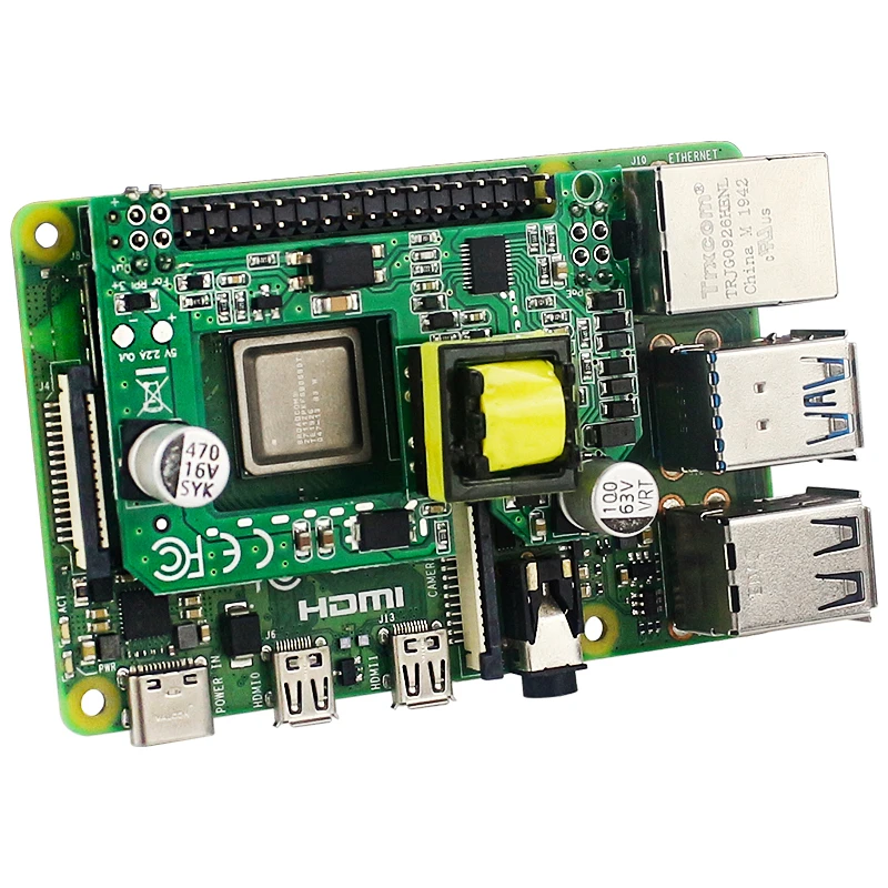 Материнская плата Raspberry Pi PoE HAT 2021 в 2 а с активным питанием от сети Ethernet радиатором
