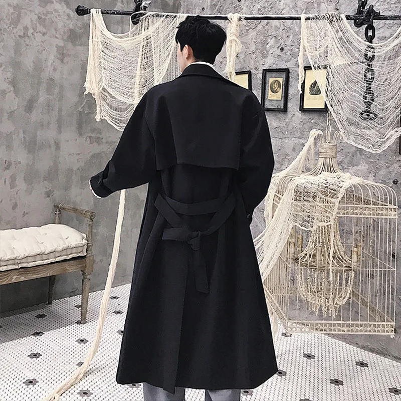 Men Vintage Double Breasted Fashion Business Casual Long Trench Coat Male Women Loose Cardigan Jacket Autumn Spring Outerwear
Men Vintage Double Breasted Fashion Business Casual Long Trench Coat Male Women Loose Cardigan Jacket Autumn Spring Outerwear