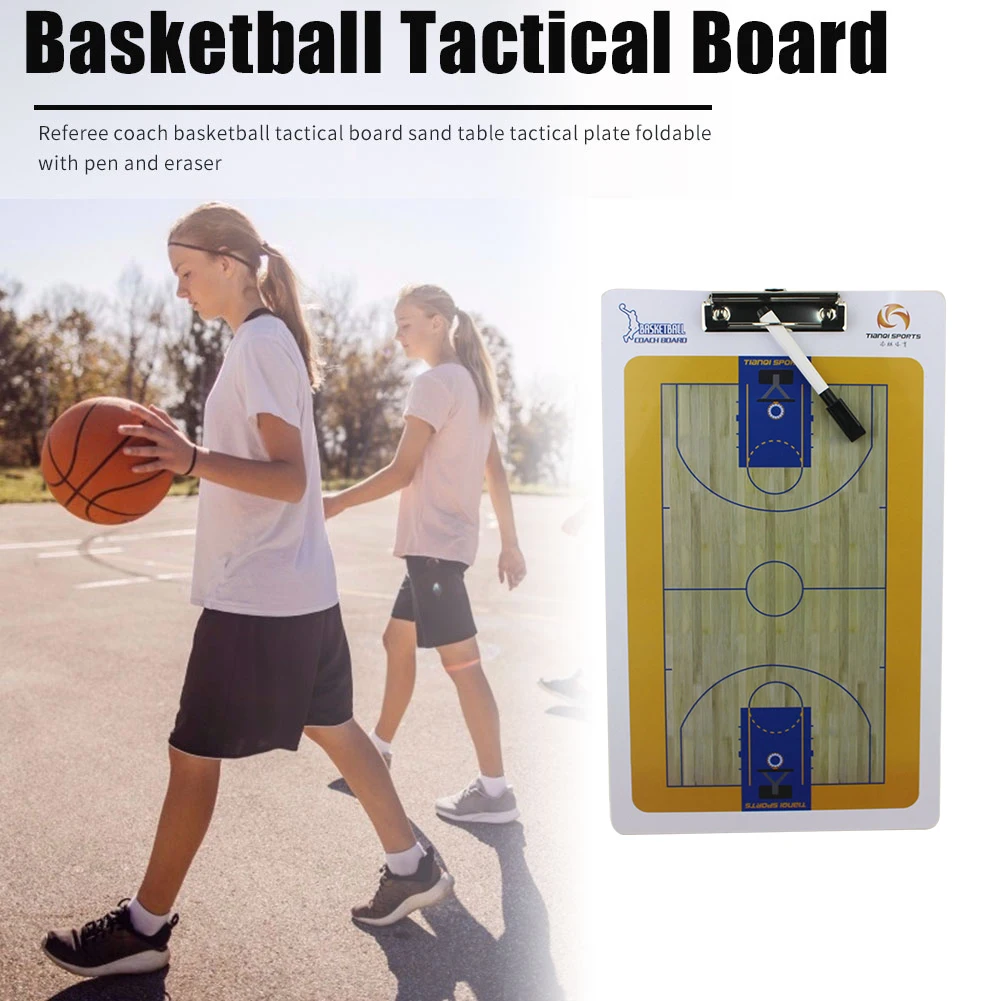 Basketball Coach Marker Board Portable Double-sided Straight Game Training Tools for Indoor Exercise Sport Ornaments
Basketball Coach Marker Board Portable Double-sided Straight Game Training Tools for Indoor Exercise Sport Ornaments