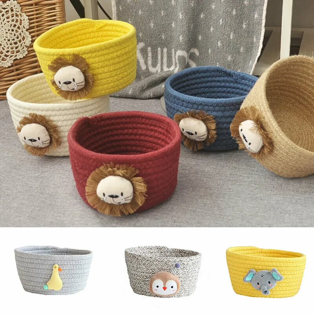 1 X Storage Basket. 16*9CM Cartoon Animal Hand Woven Storage Box Kid Toys Basket Desktop Sundries Organizer
1 X Storage Basket. 16*9CM Cartoon Animal Hand Woven Storage Box Kid Toys Basket Desktop Sundries Organizer