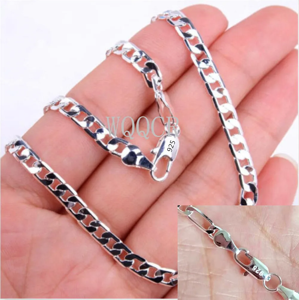 Ожерелье мужское из серебра 925 пробы, 16-30 дюймов
Ожерелье мужское из серебра 925 пробы, 16-30 дюймов