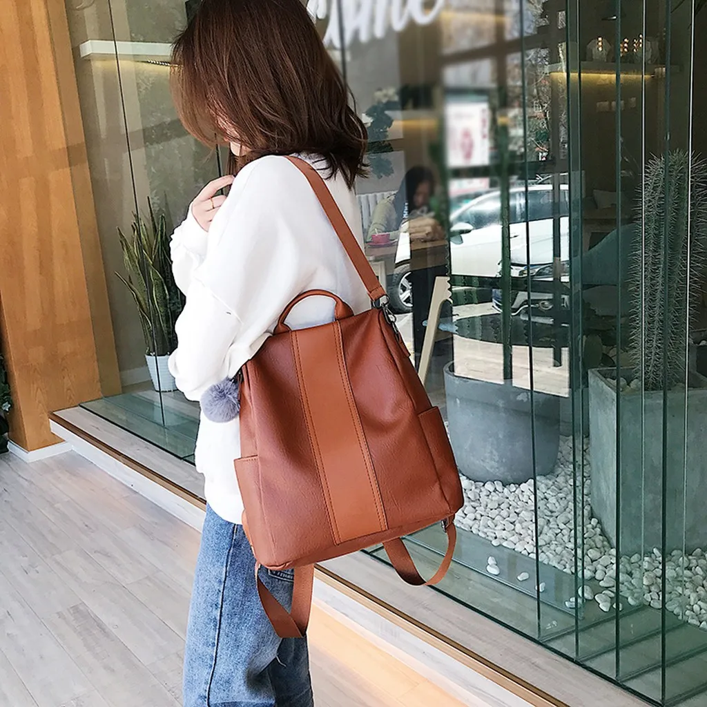 Fashion Women's Outdoor Simple Zipper Contrast Color Backpack Travel Bag Durable And Comfortable Best Present For Your Friend
Fashion Women's Outdoor Simple Zipper Contrast Color Backpack Travel Bag Durable And Comfortable Best Present For Your Friend