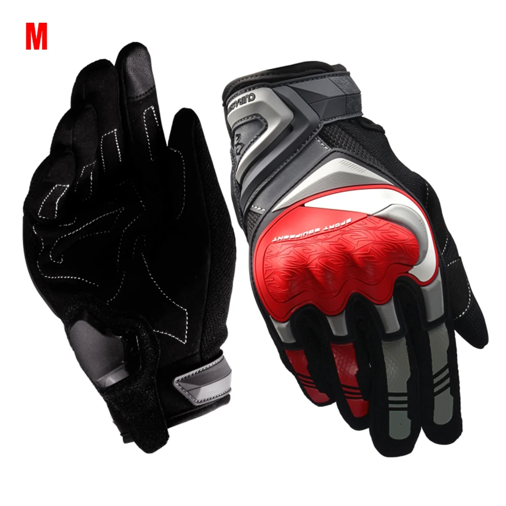 1 Pair Motorcycle Gloves Touch Screen Breathable Cycling M/L/XL Sport Motorbike Bike Hand Protector Full Finger Gloves
1 Pair Motorcycle Gloves Touch Screen Breathable Cycling M/L/XL Sport Motorbike Bike Hand Protector Full Finger Gloves