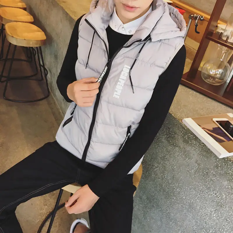 2022 New Autumn And Winter Men's Jacket Hooded Vest Men's Loose Thick Waistcoat Down Cotton Jacket Men's Clothing
2022 New Autumn And Winter Men's Jacket Hooded Vest Men's Loose Thick Waistcoat Down Cotton Jacket Men's Clothing