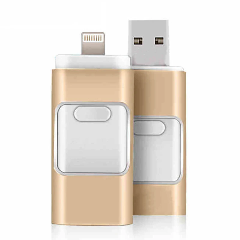 Флэш-накопитель Lightning OTG USB 16 ГБ 32 64 128 для iOS и 3 0 iPhone U диск ПК планшета флешка |