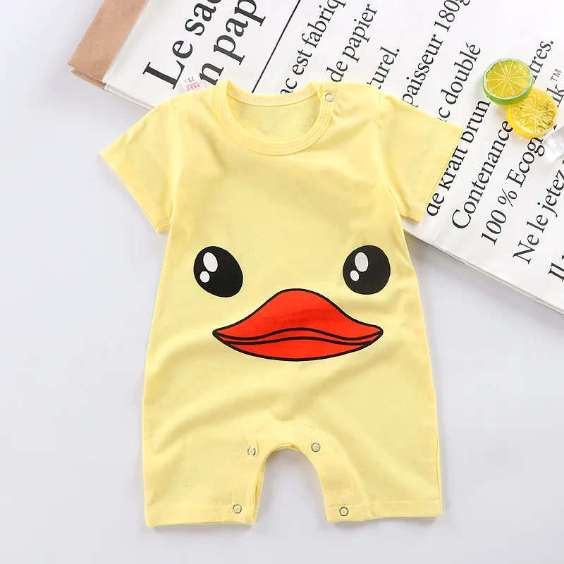 Baby Romper Summer Pure Cotton Unisex Jumpsuit Infant Boys Girls Cartoon Costumes Short Sleeve Animal Clothes
Baby Romper Summer Pure Cotton Unisex Jumpsuit Infant Boys Girls Cartoon Costumes Short Sleeve Animal Clothes