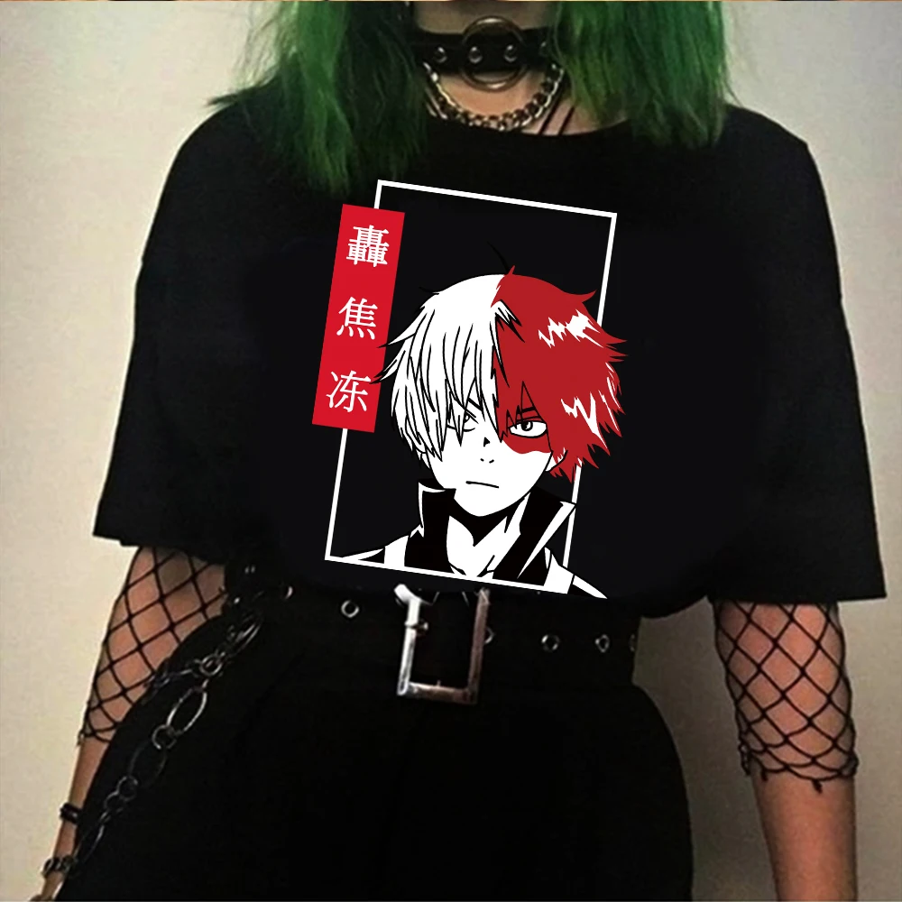 Harajuku футболка с героями из мультфильма «Мой герой Academi футболка для мужчин и женщин шото Тодороки печатных забавные Streetswear рубашка Топы
Harajuku футболка с героями из мультфильма «Мой герой Academi футболка для мужчин и женщин шото Тодороки печатных забавные Streetswear рубашка Топы