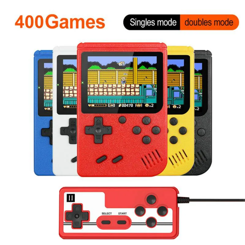 

3-дюймовые портативные игровые консоли 400 в 1, ретро консоль для видеоигр, 8-битный игровой плеер, портативные игровые плееры, геймпады для дет...