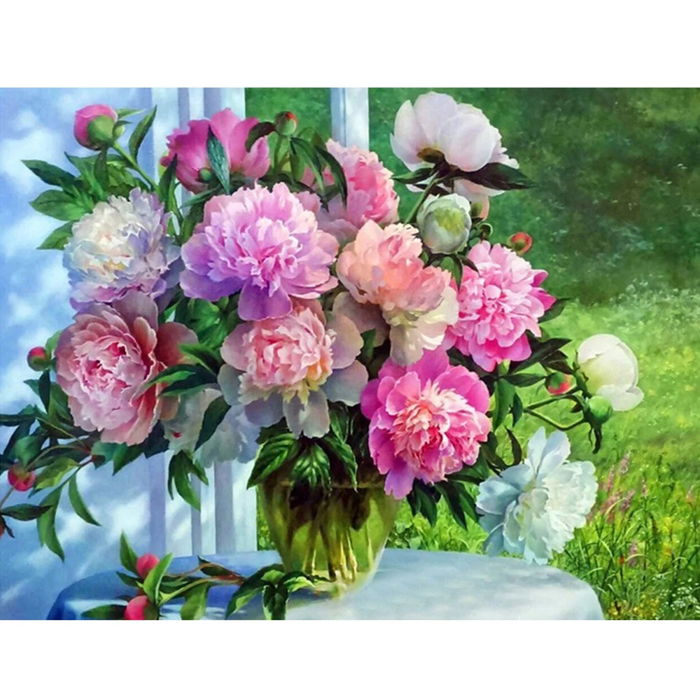 3D DIY Diamond Embroidery Flowers Picture of Rhinestones Diamond Painting Cross Stitch Peony Needlework Gift Wall Decor
3D DIY Diamond Embroidery Flowers Picture of Rhinestones Diamond Painting Cross Stitch Peony Needlework Gift Wall Decor